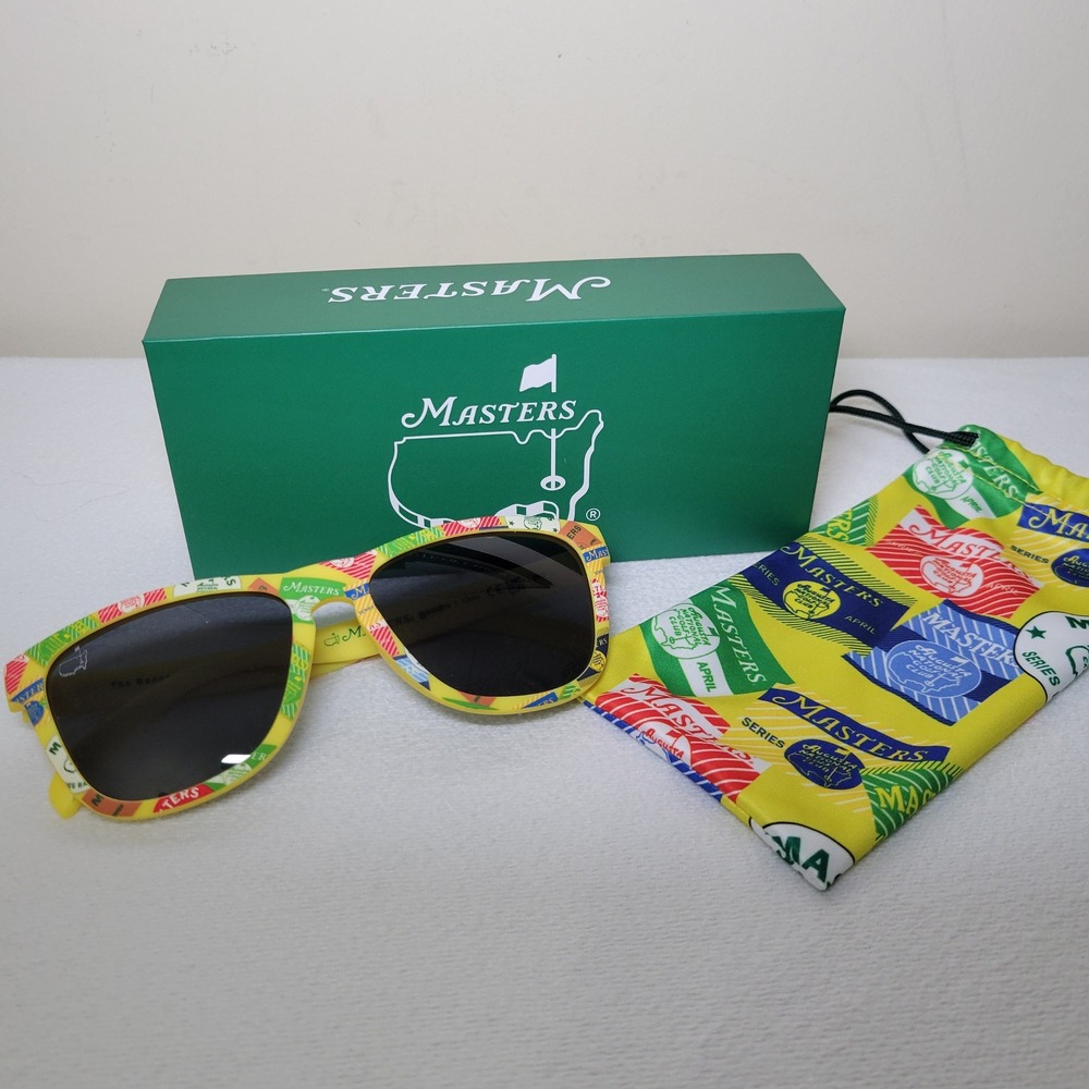 2026 Masters Goodr The Badges Yellow Polarized Sunglasses Augusta National Golf